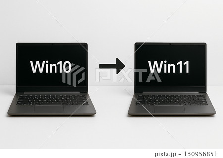 パソコン　Windows10→Windows11 130956851