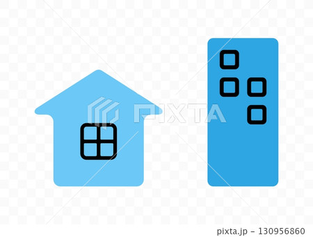House, home, building and skyscraper, graphic design. Property, real estate, apartment and condominium, vector design and illustration House, home, building and skyscraper, graphic design. Property, real estate, apartment and condominium, vector design and illustration 130956860
