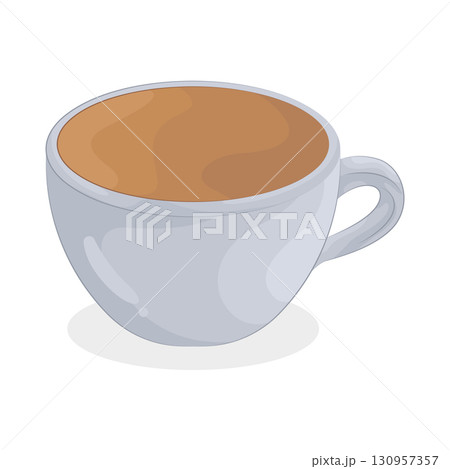 Illustration of coffee cup 130957357