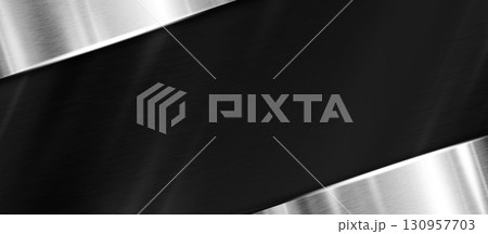 Metal texture background design with copy space illustration 130957703