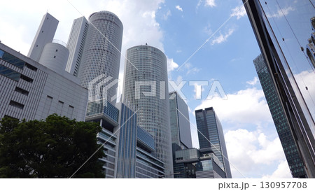 名古屋駅前のビル風景 名古屋駅前のビル風景 130957708