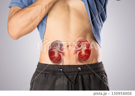 Kidney pain may signal chronic or acute renal failure. Seek diagnosis 130958008