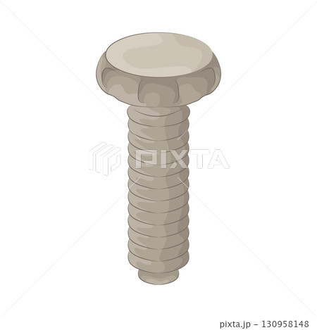 Illustration of screw 130958148