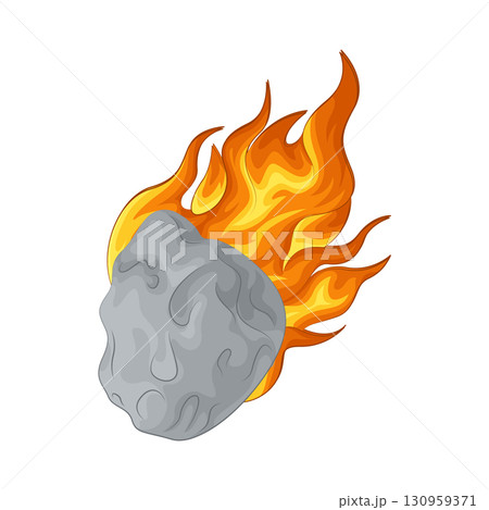 Illustration of meteor 130959371