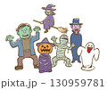 ハロウィンのキャラクター 130959781