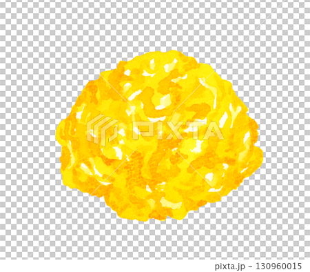 スクランブルエッグ　卵料理の手描き水彩イラスト素材 130960015