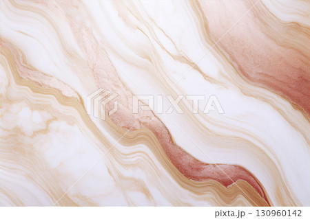 背景素材 高級感のあるベージュ、ブラウンの大理石 背景素材 高級感のあるベージュ、ブラウンの大理石 130960142