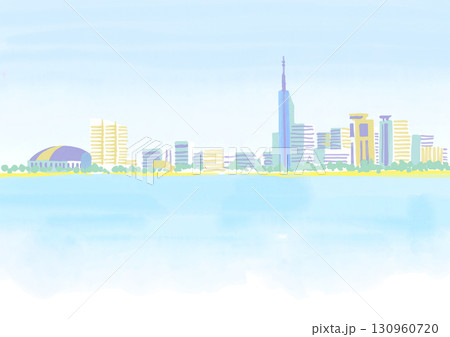 福岡百道の風景 130960720