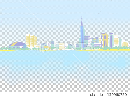 福岡百道の風景 130960720