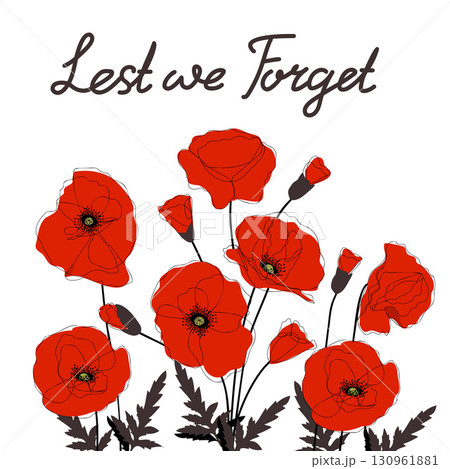 Illustration of Remembrance Day Anzac Day. Illustration of Remembrance Day Anzac Day. 130961881