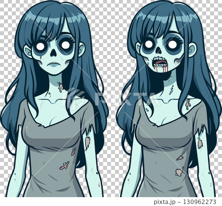 女殭屍的插圖 130962273