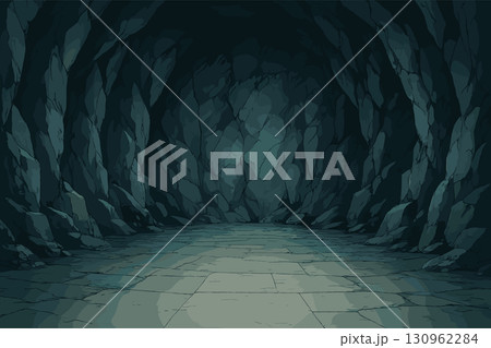 洞窟の行き止まりのイラスト 130962284