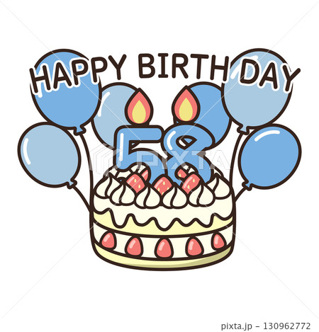 誕生日ケーキ　 130962772
