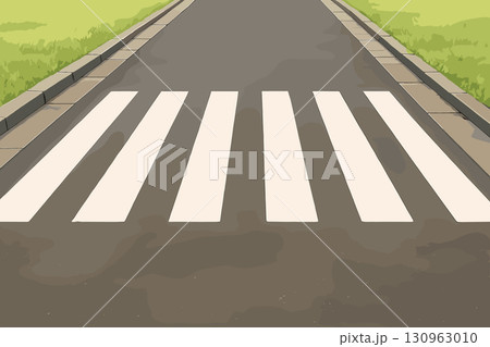 横断歩道のイラスト 130963010