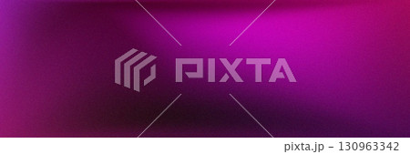 Vibrant purple and magenta gradient background with subtle grainy texture, creating a modern and dynamic abstract design element for various creative projects. 130963342