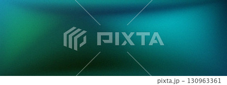 Abstract gradient background with smooth teal and green color transition and subtle grainy texture, perfect for modern design projects and digital art. 130963361