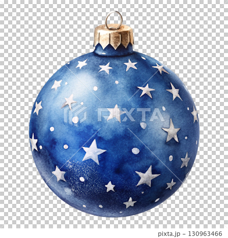 Christmas Ornament Balls in Minimal Watercolor Christmas Ornament Balls in Minimal Watercolor 130963466