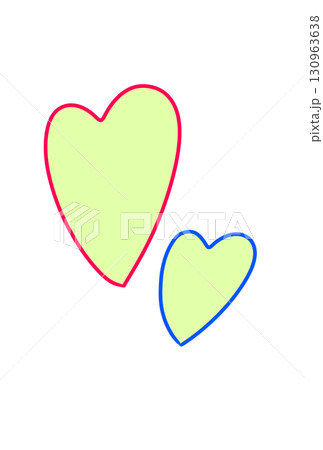 かわいいハート かわいいハート 130963638