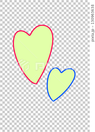 かわいいハート かわいいハート 130963638