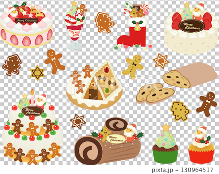 クリスマススイーツセット 130964517