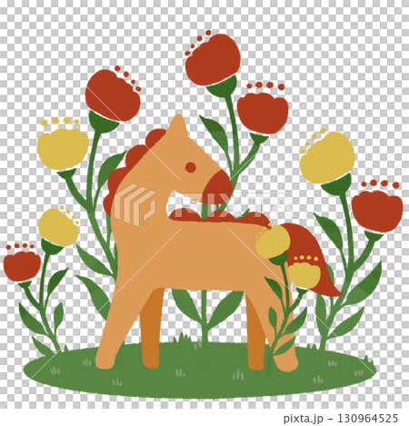 馬(棕色/紅色) 馬(棕色/紅色) 130964525