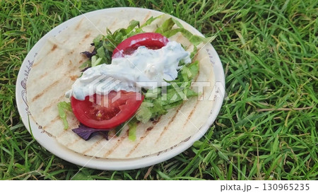 Summer dish on picknick Summer dish on picknick 130965235