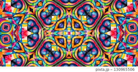 Bright multicolor background, colorful abstract kaleidoscopic pattern Bright multicolor background, colorful abstract kaleidoscopic pattern 130965506