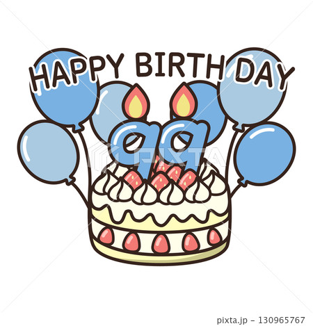 誕生日ケーキ 130965767