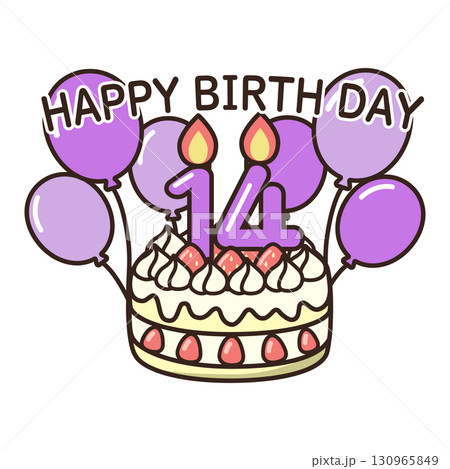 誕生日ケーキ 130965849