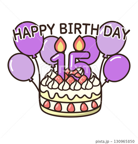 誕生日ケーキ 130965850