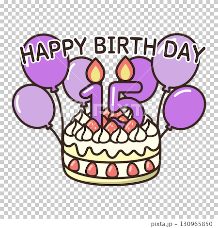 誕生日ケーキ 130965850