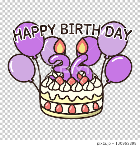 birthday cake	 130965899