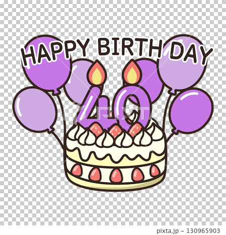 誕生日ケーキ 130965903