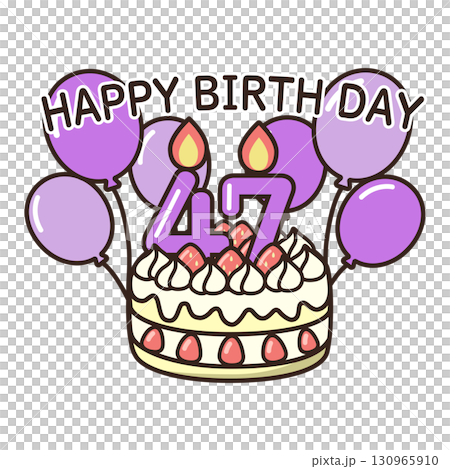 birthday cake	 130965910