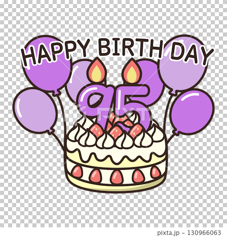 birthday cake	 130966063