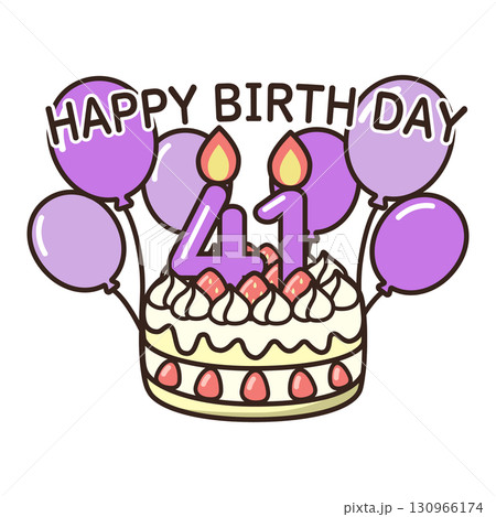 誕生日ケーキ　 130966174