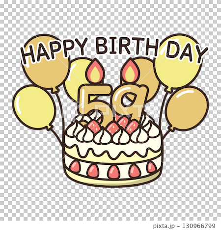 birthday cake	 130966799