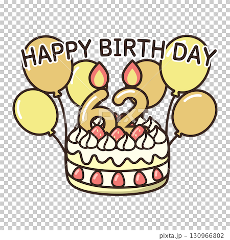 birthday cake	 130966802
