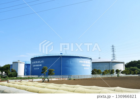 受水場大型タンク_01 130966821