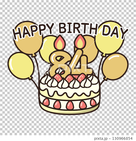 birthday cake	 130966854