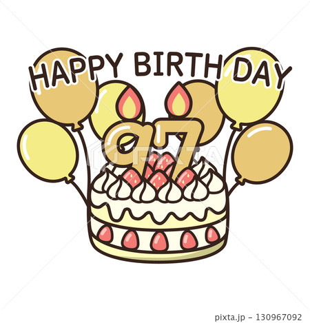 誕生日ケーキ　 130967092