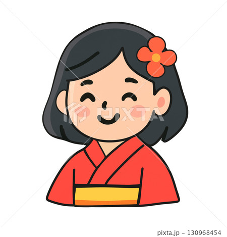 Woman in kimono 130968454