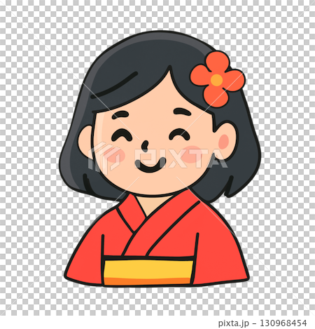 Woman in kimono 130968454