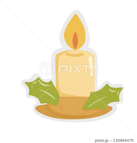 Christmas candle 130968470