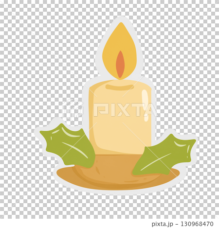 Christmas candle 130968470