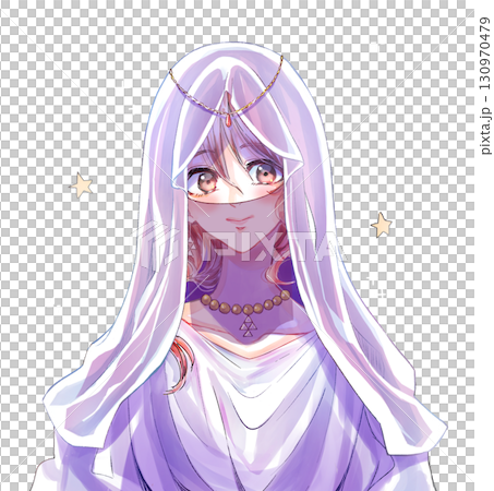 占い師の女性　ベール 130970479