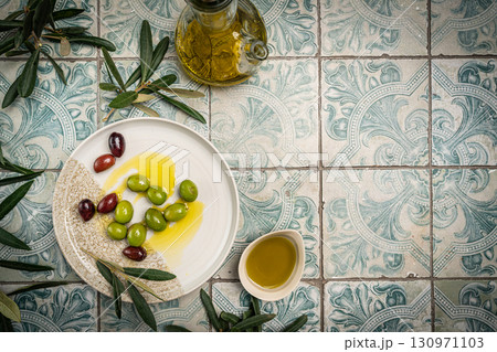 Green and black olives Green and black olives 130971103