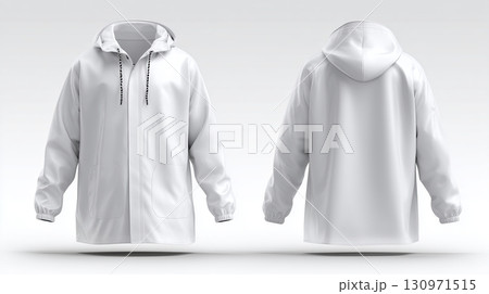 Stylish white jacket perfect for casual wear throughout all seasons 130971515