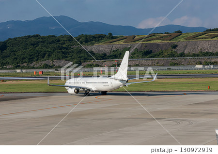 Summer Breeze Across Nagasaki Airport Scene 130972919