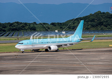 Airplanes and Bright Summer Skies at Nagasaki Airp Airplanes and Bright Summer Skies at Nagasaki Airp 130972935